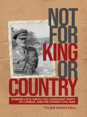 cover image of Not for King or Country